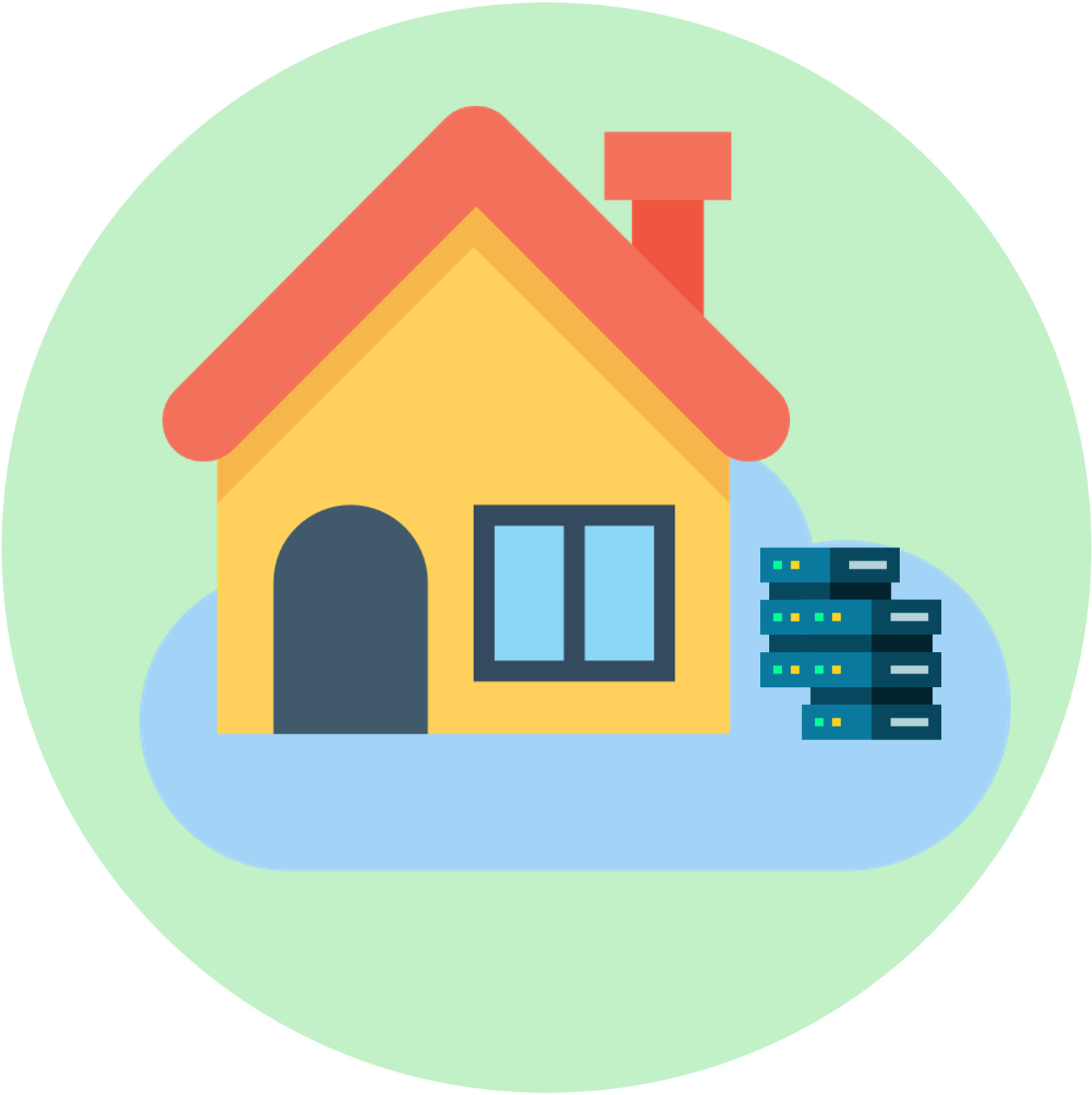 おうちクラウド研究部 ロゴ